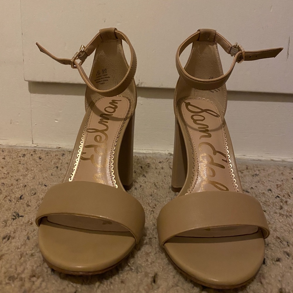 Sam Edelman Yaro Classic Nude Heels